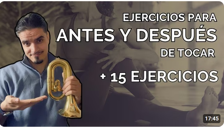 Ejercicos de Calentamiento y Relajacion para Corneta